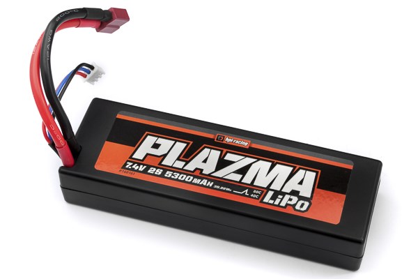 RC Radiostyrt Plazma 7.4V 5300mAh 40C LiPo Battery Pack
