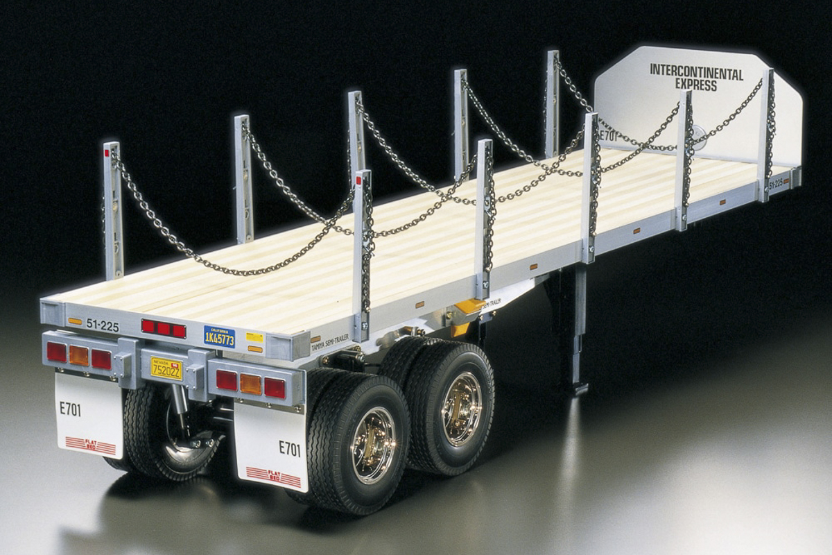 RC Radiostyrt Tamiya 1:14 Flatbed Semitrailer