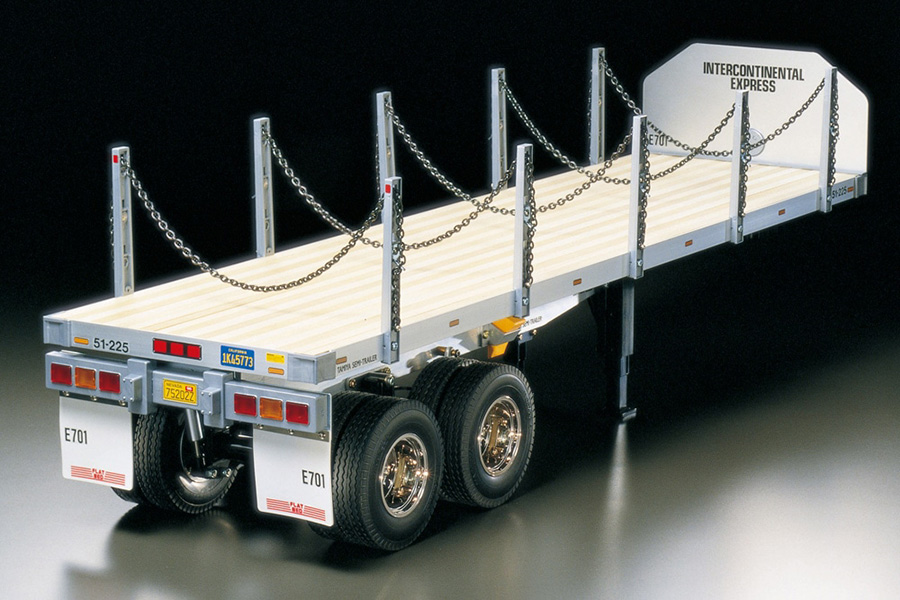 RC Radiostyrt Tamiya 1:14 Flatbed Semitrailer