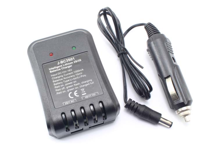 RC Radiostyrt Batteriladdare - 7,4V-11,1V LiPo, LiIon - 1000mAh - RM