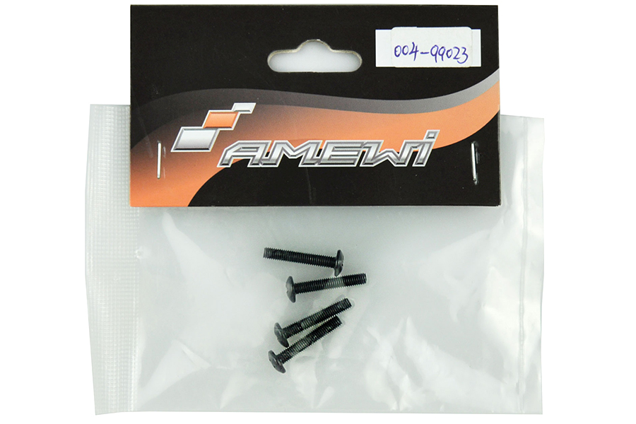 RC Radiostyrt 99023 Skruv M3x18 mm, 4 Pack