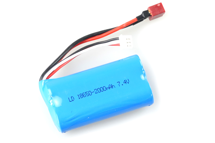 RC Radiostyrt LiIon batteri 7,4V 2000mAh T-Kontakt