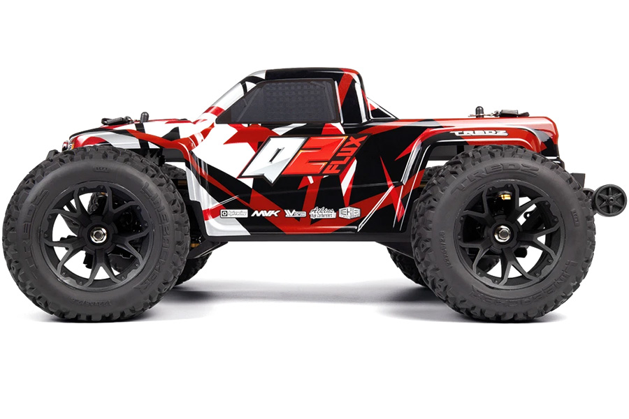 Radiostyrda bilar - 1:10 - Quantum2 MT Flux BL Red - 4WD - 2,4Ghz - RTR