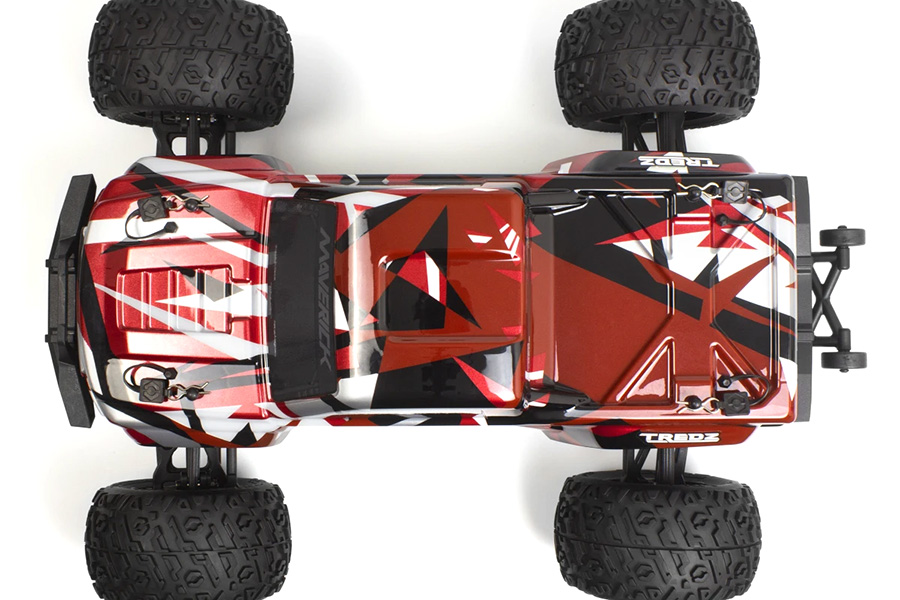 Radiostyrda bilar - 1:10 - Quantum2 MT Flux BL Red - 4WD - 2,4Ghz - RTR