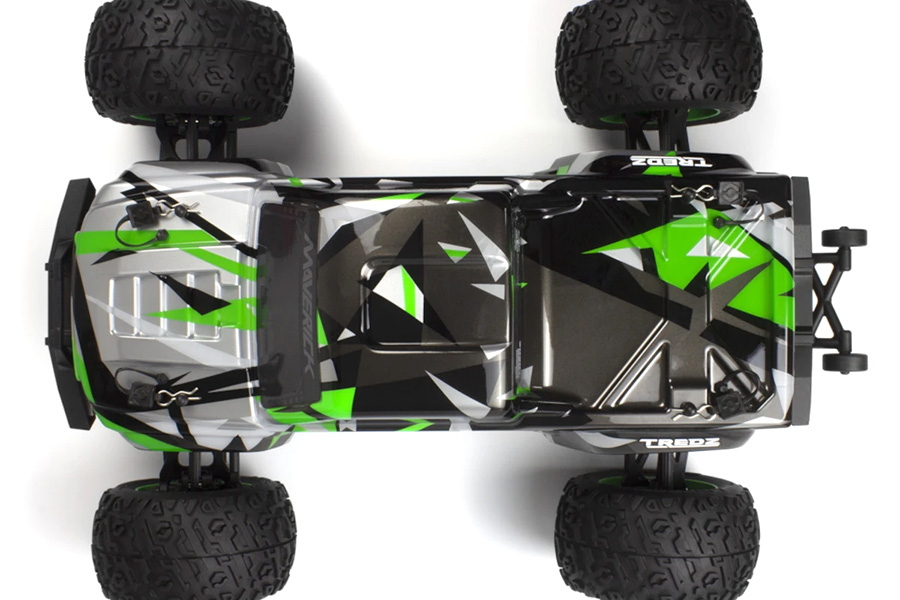 Radiostyrda bilar - 1:10 - Quantum2 MT Flux BL Green - 4WD - 2,4Ghz - ARTR