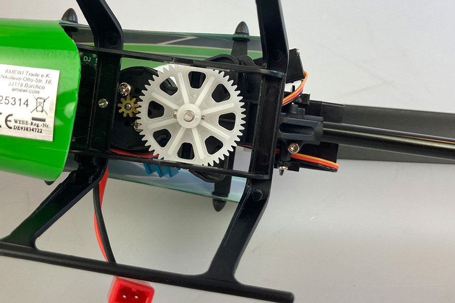 Radiostyrd helikopter - AFX180 - 2,4Ghz - 6G - 4ch - RTF