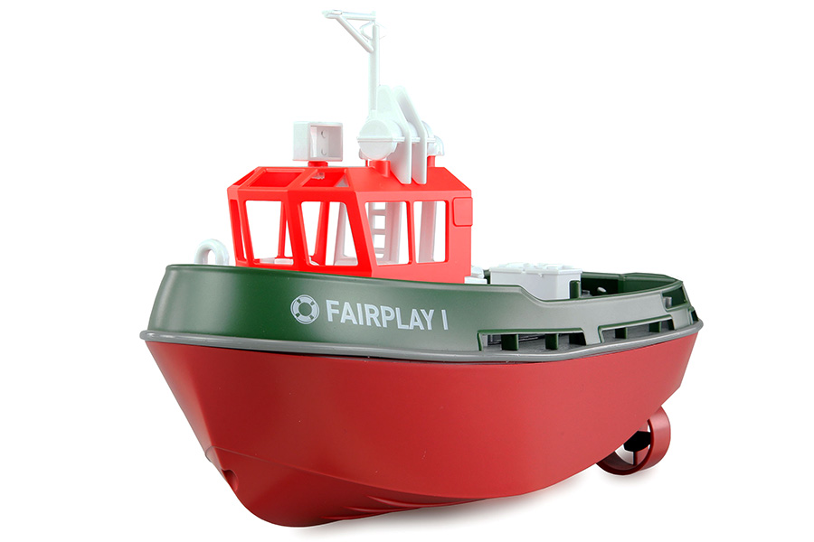 Radiostyrd bogserbåt - Fairplay I Grön - 1:72 - 2,4Ghz - RTR - AMW