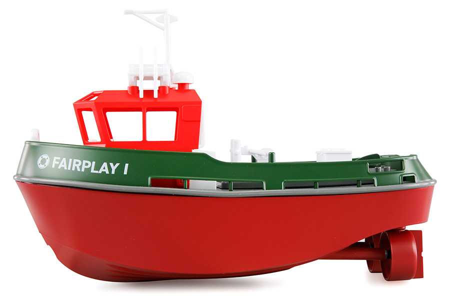 Radiostyrd bogserbåt - Fairplay I Grön - 1:72 - 2,4Ghz - RTR - AMW