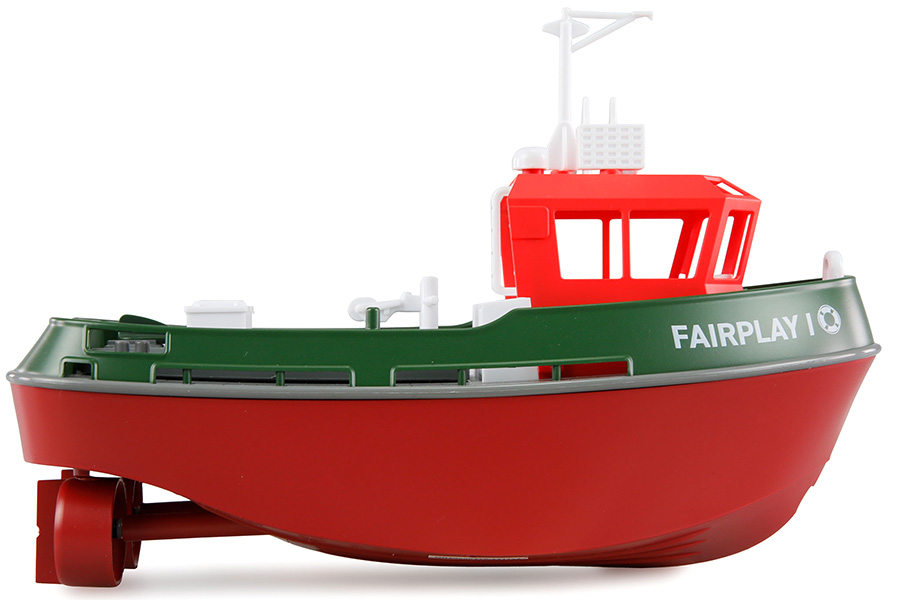 Radiostyrd bogserbåt - Fairplay I Grön - 1:72 - 2,4Ghz - RTR - AMW