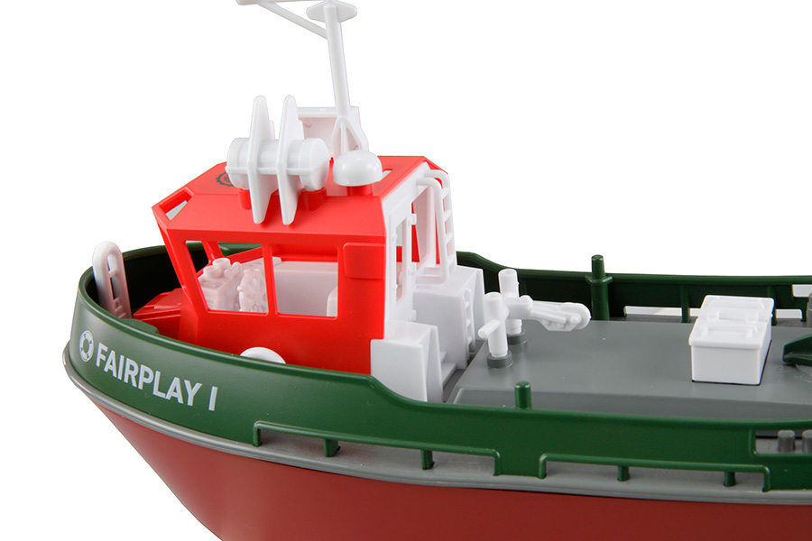 Radiostyrd bogserbåt - Fairplay I Grön - 1:72 - 2,4Ghz - RTR - AMW