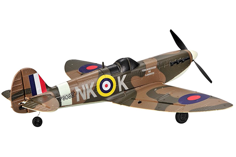 Radiostyrt flygplan - Mini Spitfire BL TopRC - 4 kanals - 2,4Ghz - SRTF