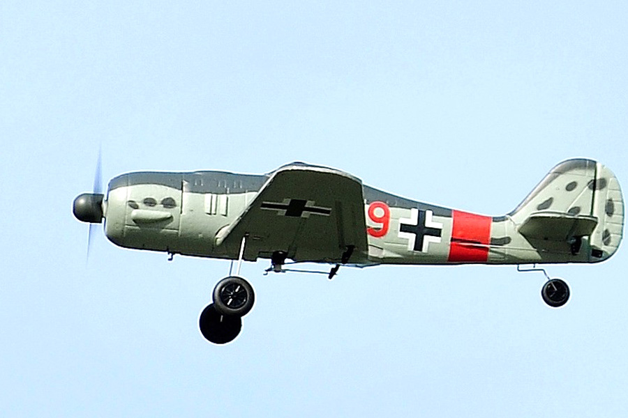 Radiostyrt flygplan - Mini FW190 BL TopRC - 4 kanals - 2,4Ghz - SRTF