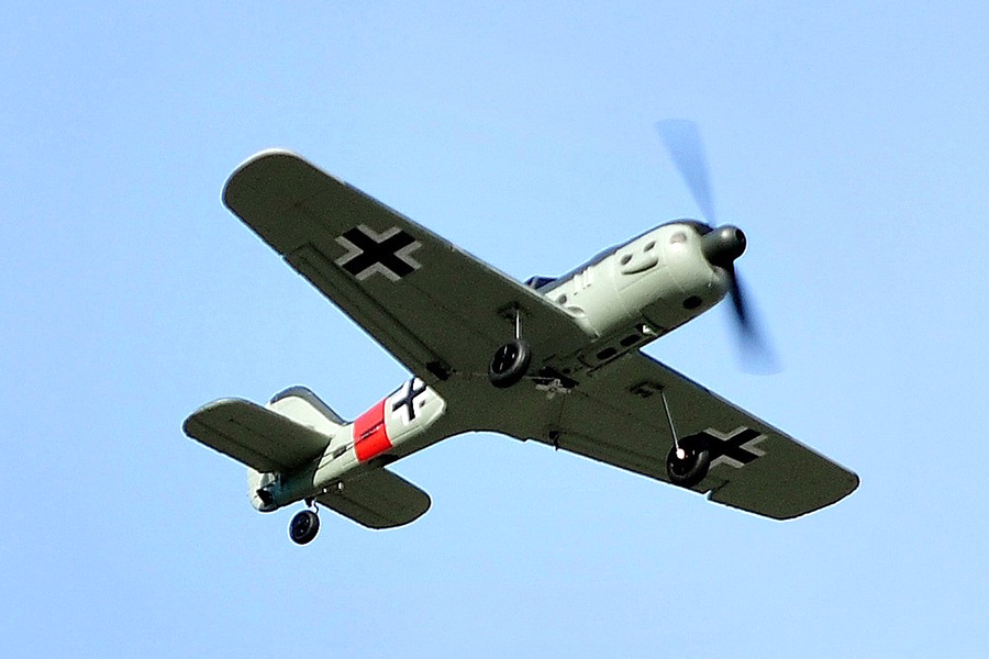 Radiostyrt flygplan - Mini FW190 BL TopRC - 4 kanals - 2,4Ghz - SRTF