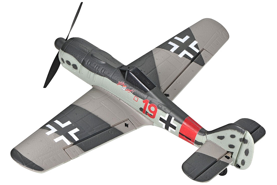 Radiostyrt flygplan - Mini FW190 BL TopRC - 4 kanals - 2,4Ghz - SRTF