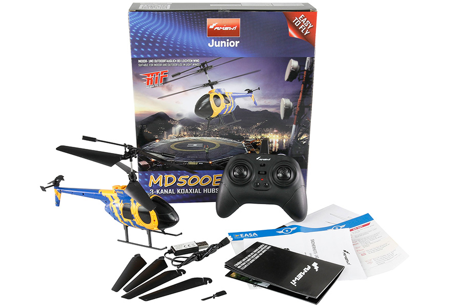 Radiostyrd helikopter - MD500E CX 2,4Ghz Gyro - RTF