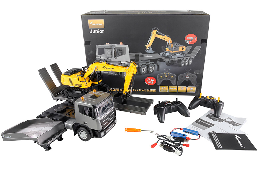 RC Lastbil o Grävare G836E/G041E - 2,4Ghz - 1:24 - RTR