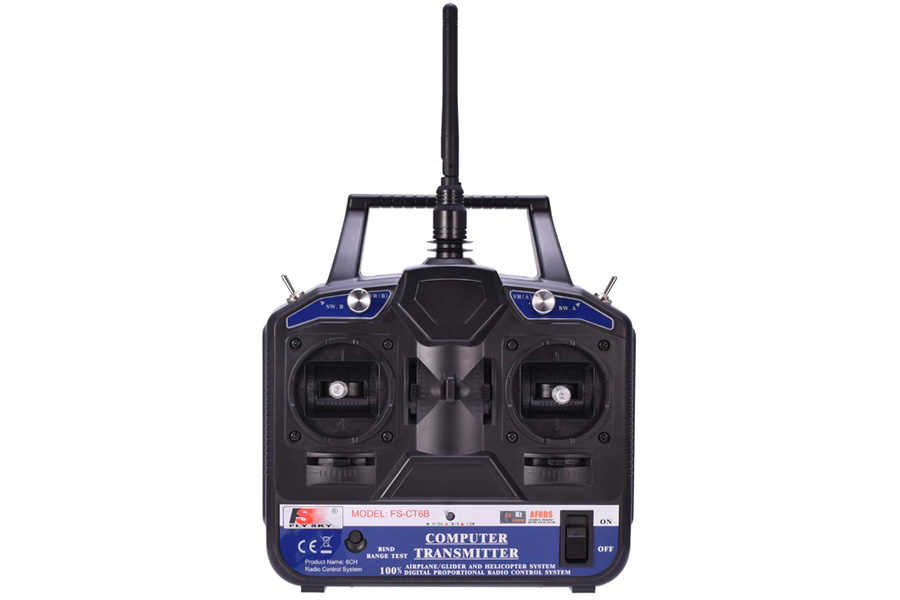Sändarpaket - 6CH 2,4Ghz - FS-CT6B + FS-R6B AFHDS - FlySky