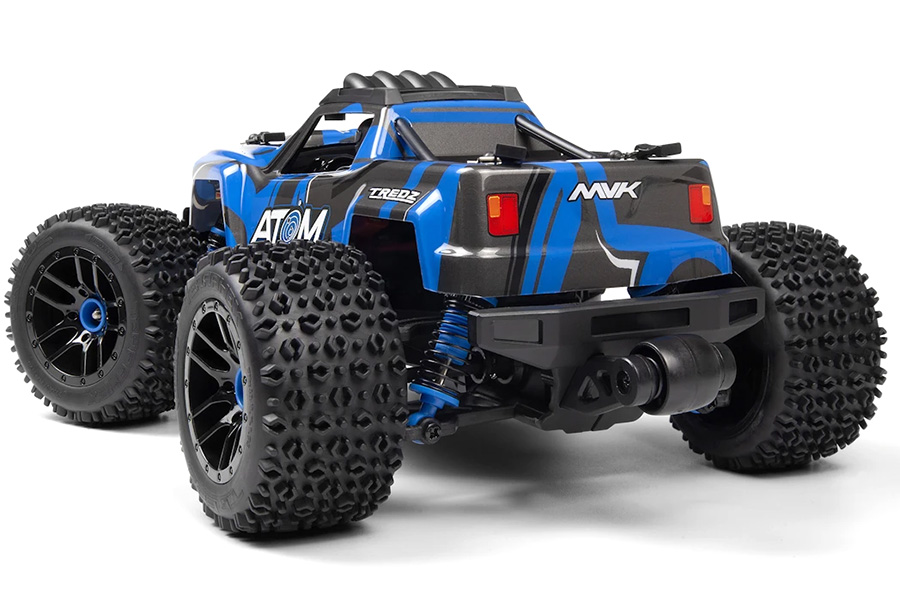 Radiostyrd bil - Maverick RC Atom AT1 Blue 4WD - 1:18 - 2,4Ghz - RTR
