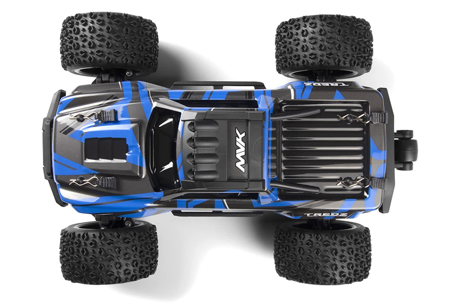Radiostyrd bil - Maverick RC Atom AT1 Blue 4WD - 1:18 - 2,4Ghz - RTR