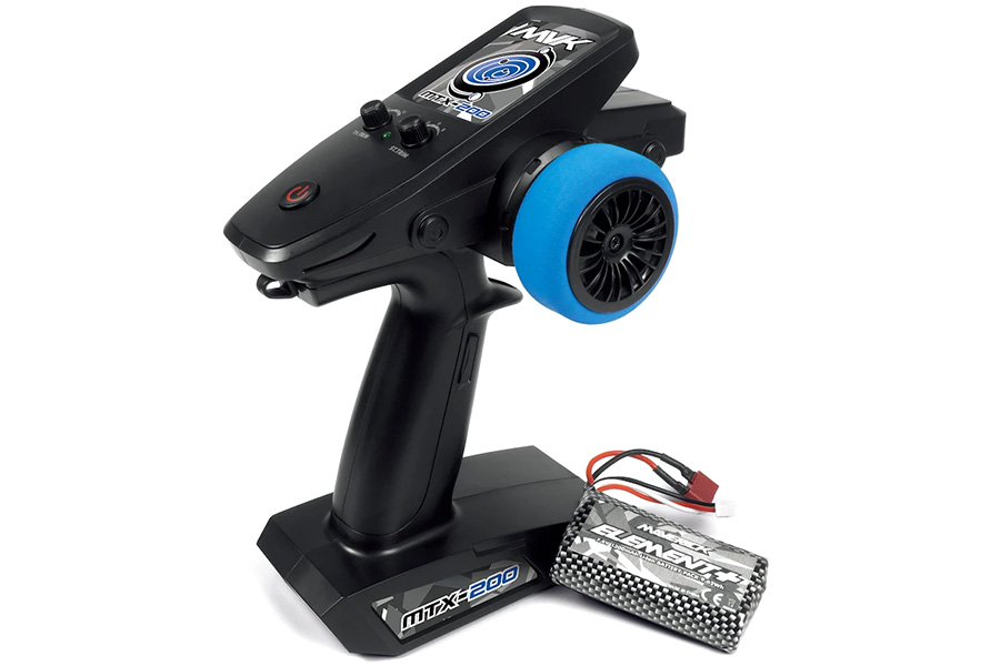 Radiostyrd bil - Maverick RC Atom AT1 Blue 4WD - 1:18 - 2,4Ghz - RTR