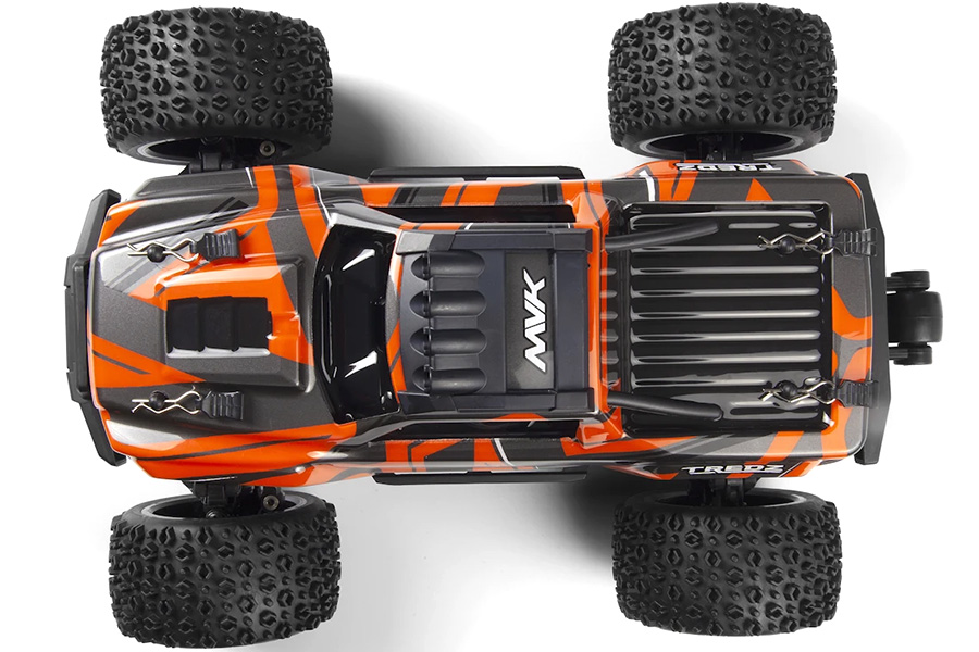 Radiostyrd bil - Maverick RC Atom AT1 Orange 4WD - 1:18 - 2,4Ghz - RTR