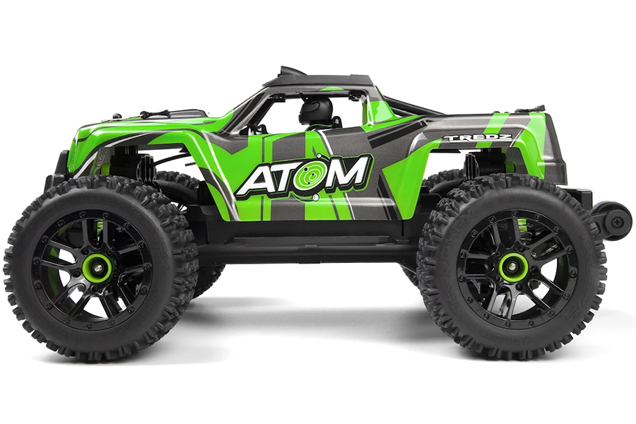 Radiostyrd bil - Maverick RC Atom AT1 Green 4WD - 1:18 - 2,4Ghz - RTR