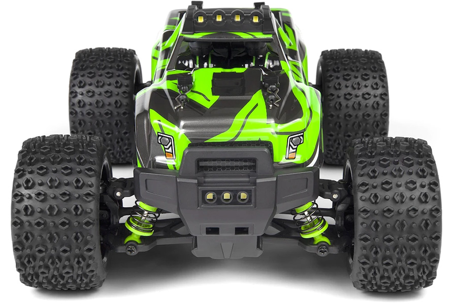 Radiostyrd bil - Maverick RC Atom AT1 Green 4WD - 1:18 - 2,4Ghz - RTR