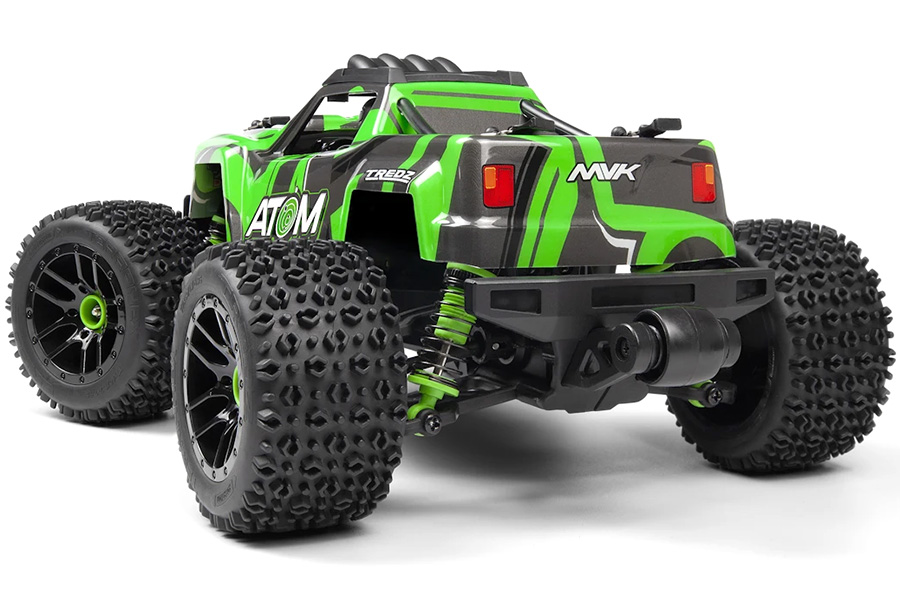 Radiostyrd bil - Maverick RC Atom AT1 Green 4WD - 1:18 - 2,4Ghz - RTR