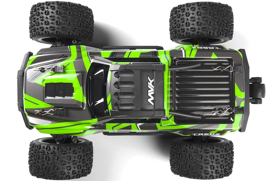 Radiostyrd bil - Maverick RC Atom AT1 Green 4WD - 1:18 - 2,4Ghz - RTR