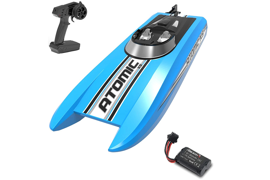 Radiostyrd båt - Atomic XS Blue - 2,4Ghz - RTR