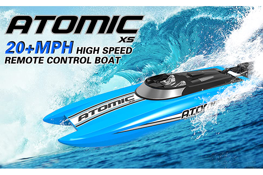 Radiostyrd båt - Atomic XS Blue - 2,4Ghz - RTR