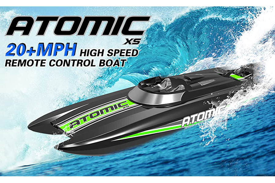 Radiostyrd båt - Atomic XS Black - 2,4Ghz - RTR
