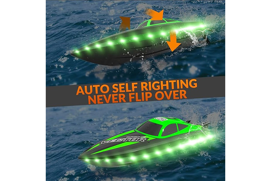 Radiostyrd båt - Vector Lumen - Green - 2,4Ghz - RTR
