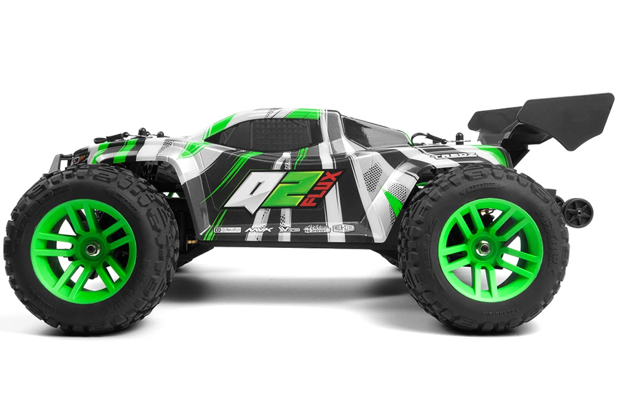 Radiostyrda bilar - 1:10 - Quantum2 XT Flux BL Green - 4WD - 2,4Ghz - RTR