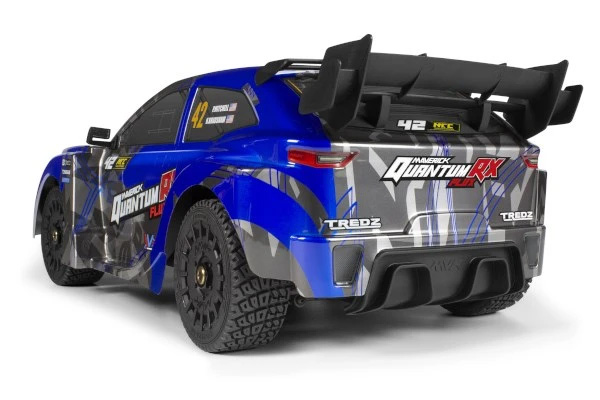 RC bil - 1:8 - QuantumRX Flux 4S Rally Car PRO BL - Blå - 4WD - 2,4Ghz - RTR