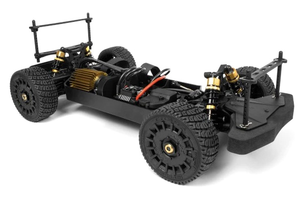 RC bil - 1:8 - QuantumRX Flux 4S Rally Car PRO BL - Blå - 4WD - 2,4Ghz - RTR