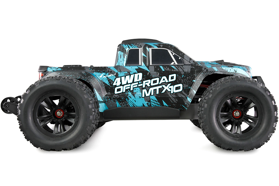 RC bilar - 1:10 - Hyper GO MTX10 BL 4S - 4WD - 2,4Ghz - Svart Blå - RTR