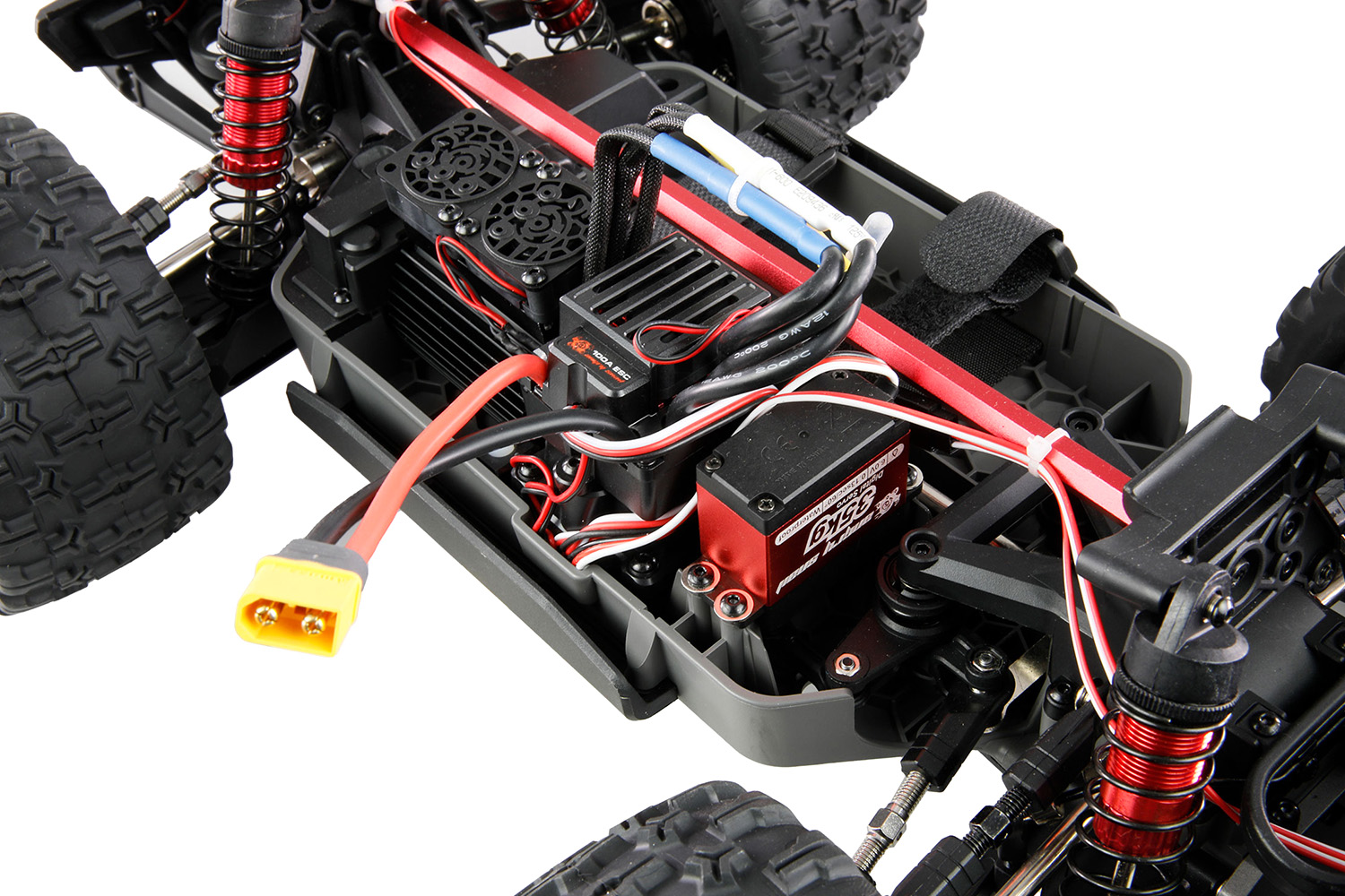 RC bilar - 1:10 - Hyper GO MTX10 BL 4S - 4WD - 2,4Ghz - Svart Blå - RTR