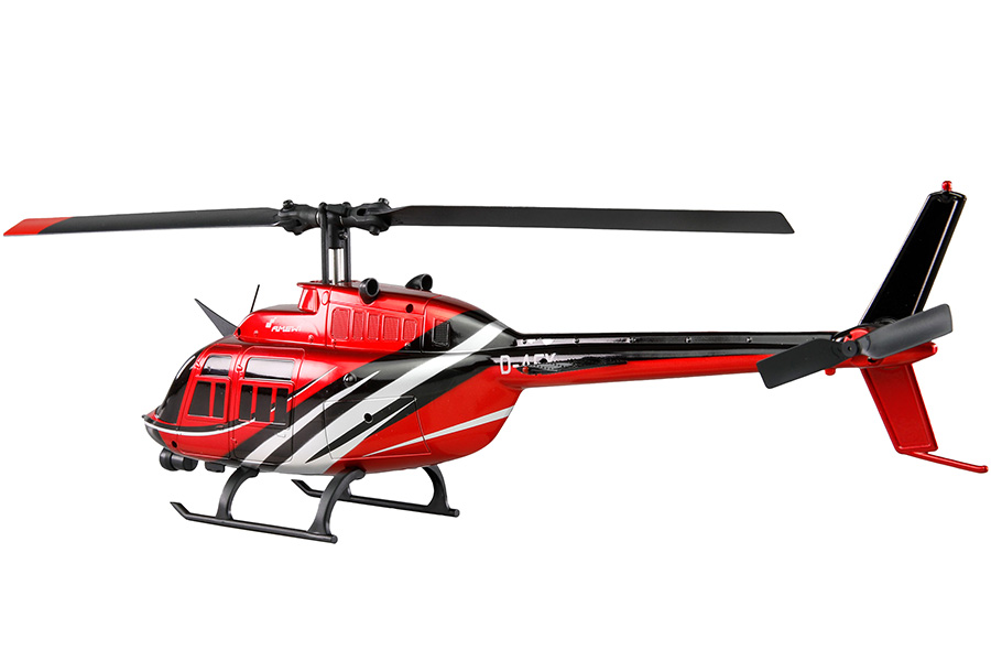 Radiostyrd helikopter - Bell 206 CP Jet Ranger - 2,4Ghz - 6G - 6ch - RTF