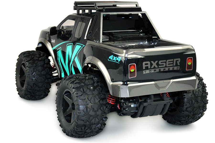 Radiostyrda bilar - 1:10 - Warrior Monster Truck 4wd - 2,4Ghz - Svart/Blå - RTR