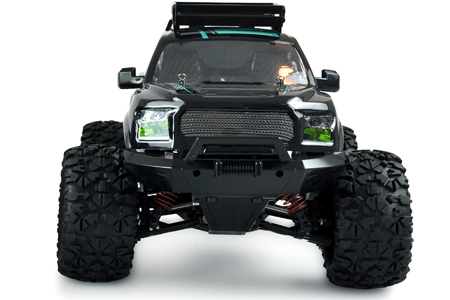 Radiostyrda bilar - 1:10 - Warrior Monster Truck 4wd - 2,4Ghz - Svart/Blå - RTR
