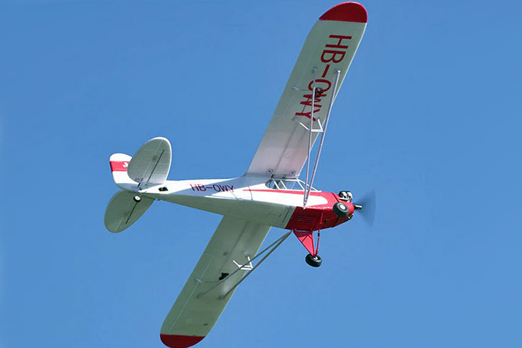 RC Sjöflygplan - Piper J3 Cub V4 1400 BL - 4CH - PNP
