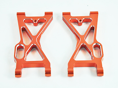RC Radiostyrt 054001 Främre nedre bärarm aluminium orange, 2 st