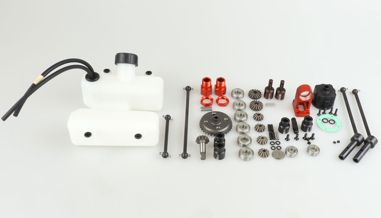 RC Radiostyrt 4WD Umbau Kit för Pitbull X 1:5