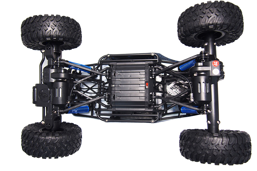 Radiostyrda bilar - 1:10 - Crazy Rock Crawler Blue - 4WD - 2,4Ghz - RTR