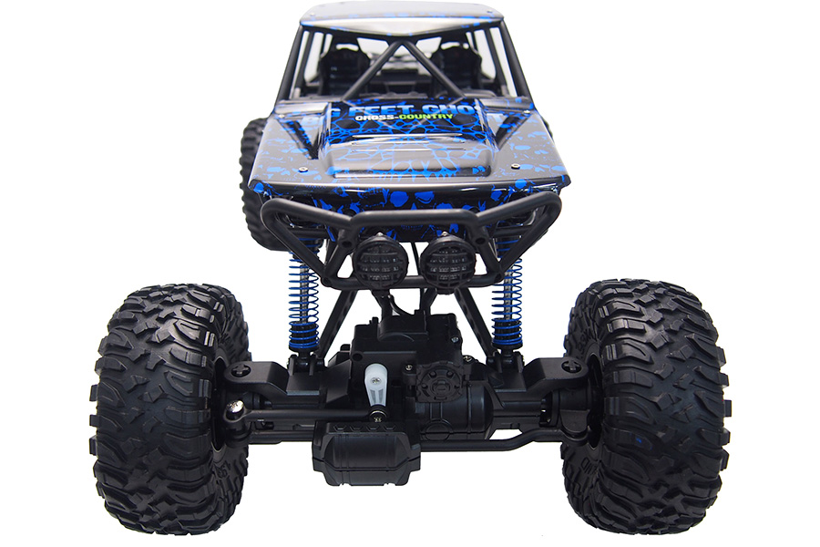 Radiostyrda bilar - 1:10 - Crazy Rock Crawler Blue - 4WD - 2,4Ghz - RTR