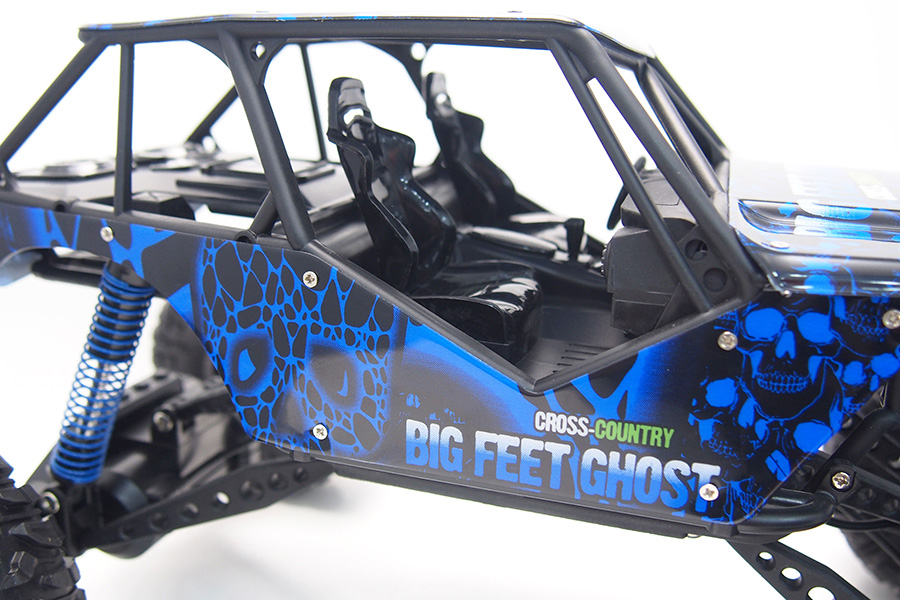 Radiostyrda bilar - 1:10 - Crazy Rock Crawler Blue - 4WD - 2,4Ghz - RTR