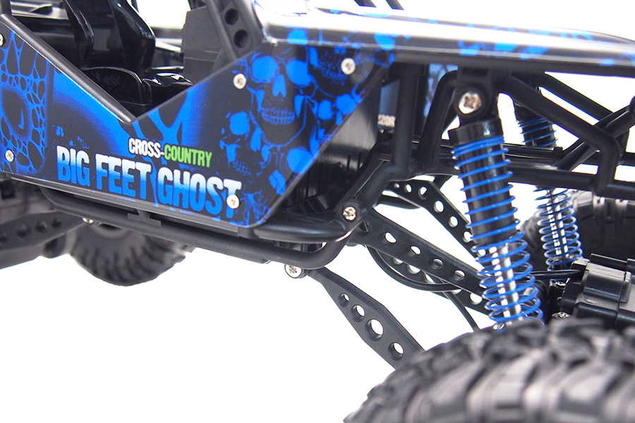 Radiostyrda bilar - 1:10 - Crazy Rock Crawler Blue - 4WD - 2,4Ghz - RTR