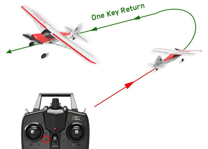 Thumbnail 654 fr Radiostyrt flygplan - Sport Cub 500 BL - 2,4Ghz - Blå - SRTF