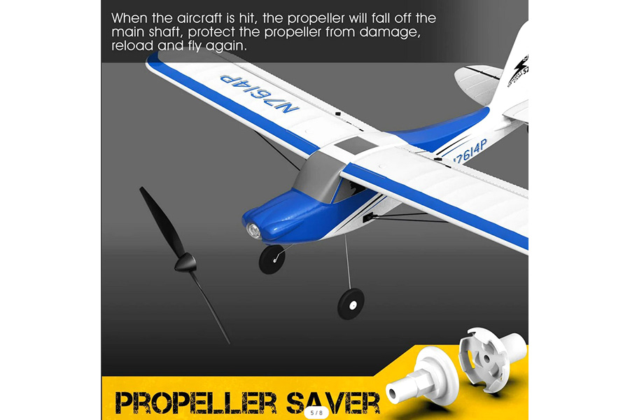 Thumbnail 654 fr Radiostyrt flygplan - Sport Cub 500 BL - 2,4Ghz - Blå - SRTF